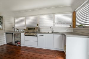 Image of Outdoor Kitchen with BBQ 