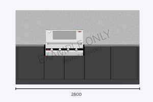 2.8m Outdoor Kitchen