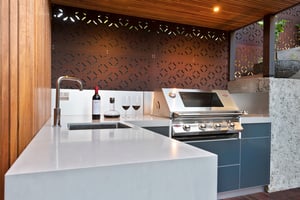 Beefeater Signature 3000SS Matte Steel Grey Corian Ash Concrete Outdoor Kitchen Ascot Vale 3-1