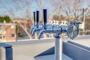 Gasmate 6 BNR BBQ Ash Grey Corian Dove Outdoor Kitchen HR7-1