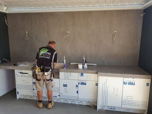 Installing an Outdoor Kitchen in Dekton Keon-1